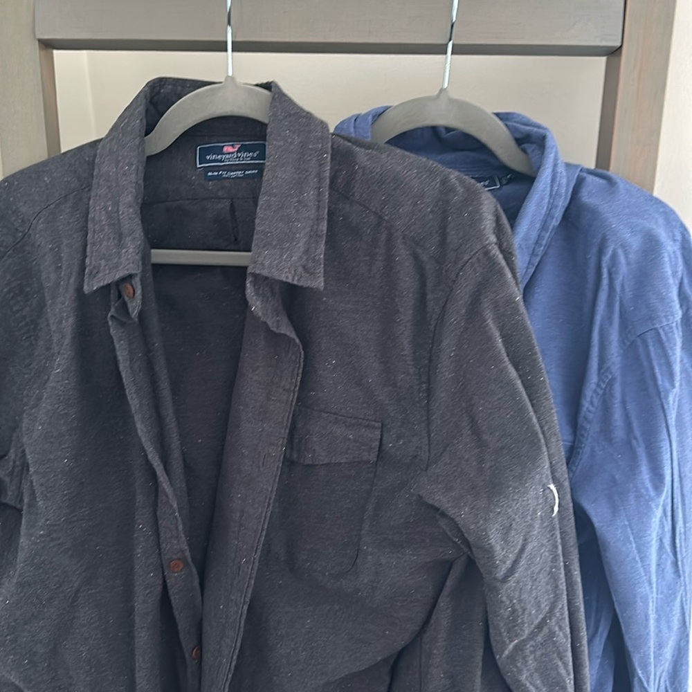 Two Vineyard Vines Men’s Button Down